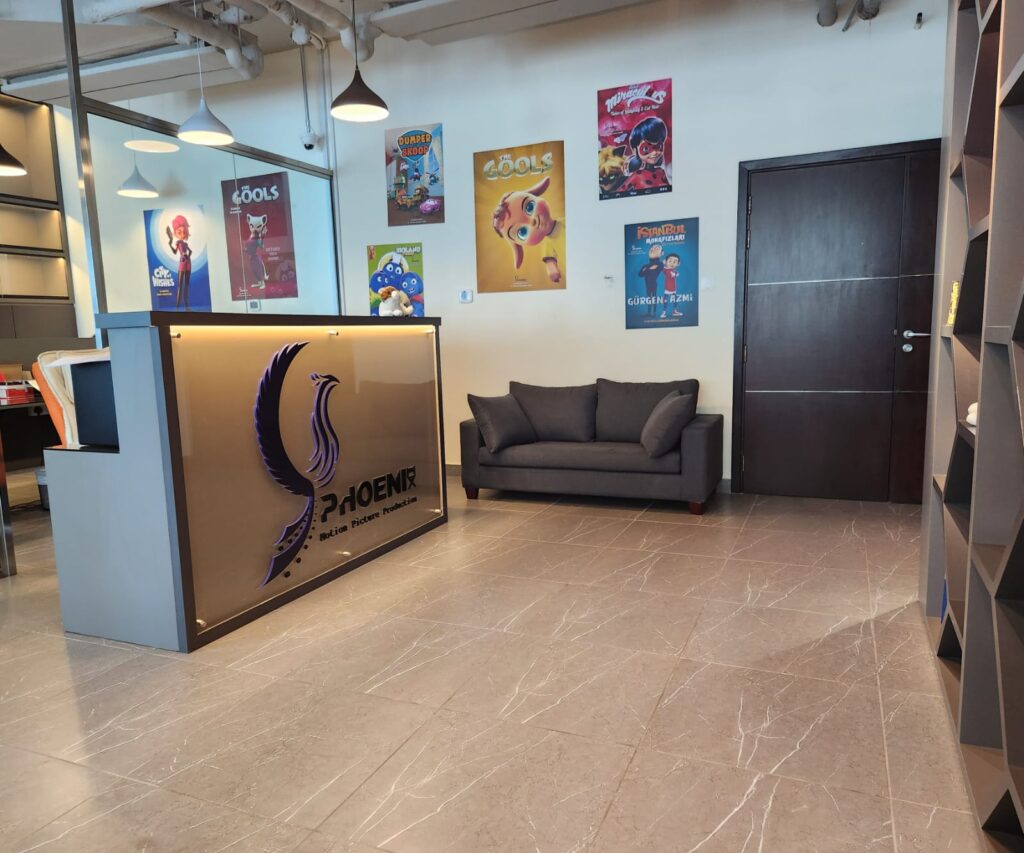 Phoenix animation Dubai city office