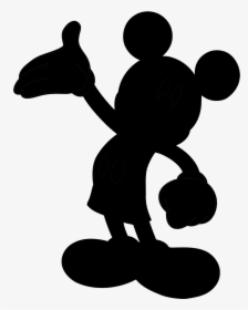 instantly visually memorable silhouette of Mickey Mouse 