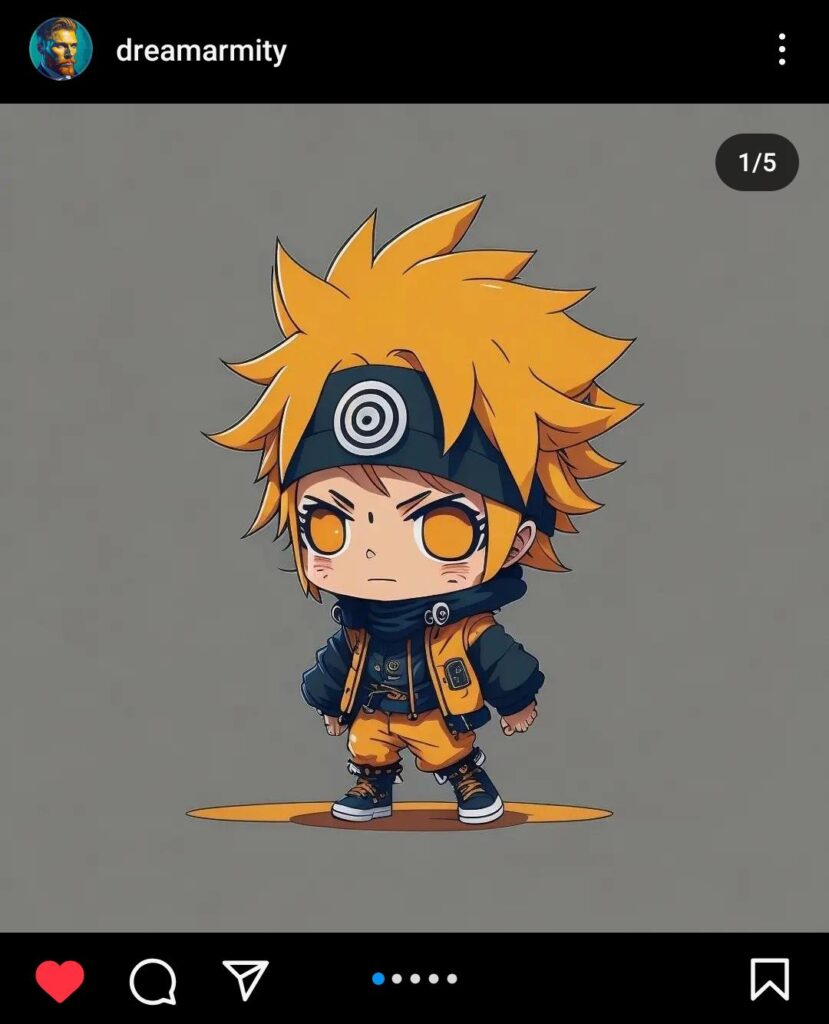 Naruto characters in chibi style
(DreamArmity's chibi style)