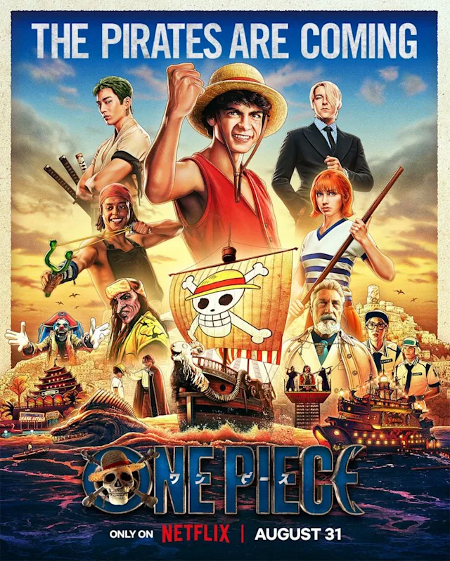 official poster of the Netflixes one piece