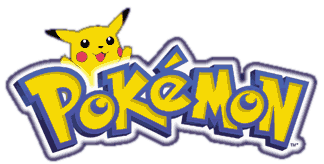 Pikachu and pokemon anime logo