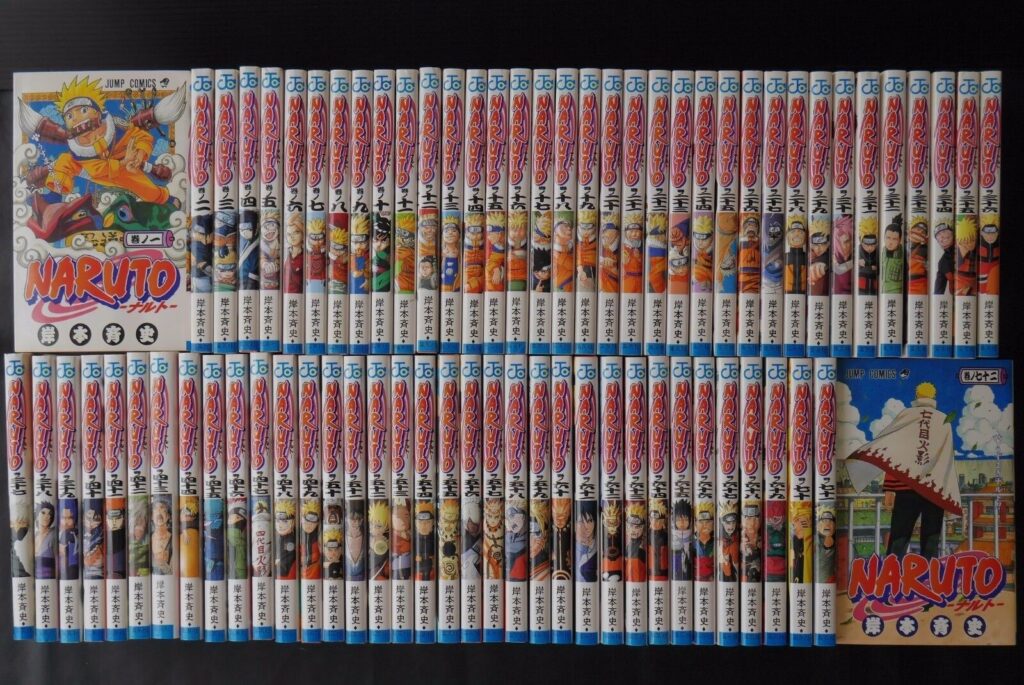 a picture of the manga: Naruto vol.1~72 Complete Set 