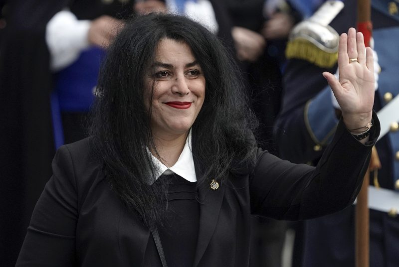 Marjaneh Satrapi at the red carpet